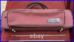 Artley 9-0 Silver Open Hole Inline G Flute