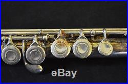 Artley Armstrong Symphony Elkhart-Ind Silver Flute Set with Piccolo Vintage