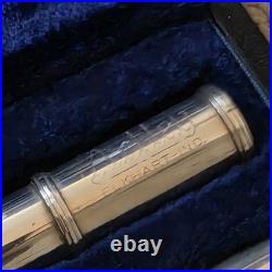 Artley Early Elkhart Indiana Flute Open Holes C Foot with Case