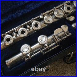 Artley Early Elkhart Indiana Flute Open Holes C Foot with Case