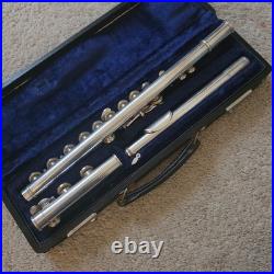 Artley Early Elkhart Indiana Flute Open Holes C Foot with Case