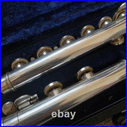 Artley Early Elkhart Indiana Flute Open Holes C Foot with Case