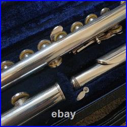 Artley Early Elkhart Indiana Flute Open Holes C Foot with Case