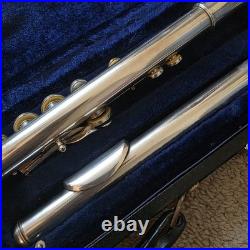 Artley Early Elkhart Indiana Flute Open Holes C Foot with Case