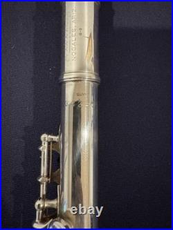 Artley Solid Sterling Silver Flute Vintage Open Hole, 8-0, 15.7 Ounces