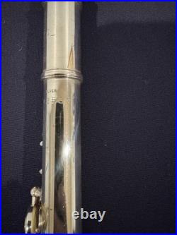 Artley Solid Sterling Silver Flute Vintage Open Hole, 8-0, 15.7 Ounces