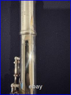 Artley Solid Sterling Silver Flute Vintage Open Hole, 8-0, 15.7 Ounces