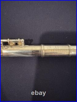 Artley Solid Sterling Silver Flute Vintage Open Hole, 8-0, 15.7 Ounces