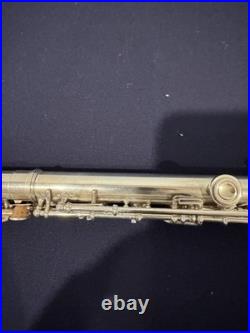 Artley Solid Sterling Silver Flute Vintage Open Hole, 8-0, 15.7 Ounces