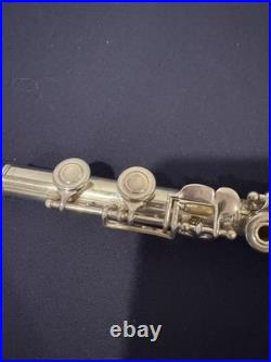 Artley Solid Sterling Silver Flute Vintage Open Hole, 8-0, 15.7 Ounces