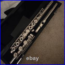 Artley The Wilkins Model Solid Silver Flute Open Holes B Foot 1968-69