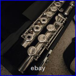 Artley The Wilkins Model Solid Silver Flute Open Holes B Foot 1968-69