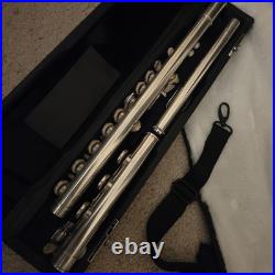 Artley The Wilkins Model Solid Silver Flute Open Holes B Foot 1968-69