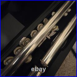 Artley The Wilkins Model Solid Silver Flute Open Holes B Foot 1968-69