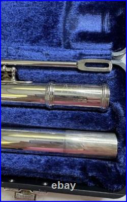 Artley sterling silver Open Hole flute 108 0 & Sterling picolo With Cases