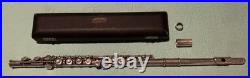 Artly 105 Nickel Silver flute Good Working Order Vintage 1955 Artly 105 Nickel Silver flute Good Working Order Vintage 1955