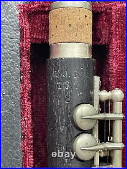 August Richard Hammig Grenadilla Wood Piccolo (137/2) Nickel Silver Head/keys