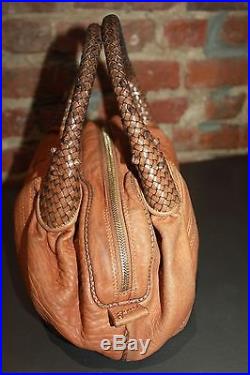 Authentic FENDI Baby Baulotto Spy Piccolo Nappa Leather Satchel Bag