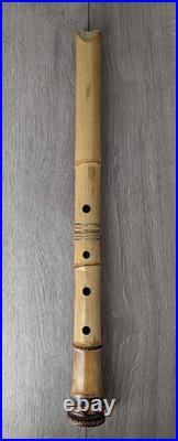 Authentic Shakuhachi Bamboo Flute Beautiful Condition No Major Damage Authentic Shakuhachi Bamboo Flute Beautiful Condition No Major Damage