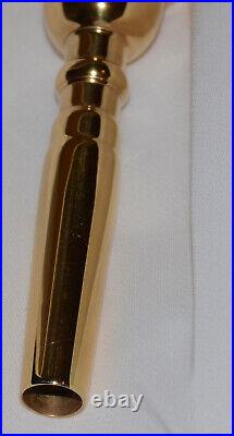 BACH NEW YORK 7D trumpet mouthpiece 24 throat GOLD PLATE Piccolo