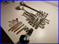 BEAUTIFUL SOUND Professional Stomvi Titán Mahler Piccolo Trumpet with extras