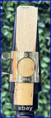 BEAUTIFUL VINTAGE BAMBOO B5 Alto Flute Erik USA 2001 With Mouth Cover And Case