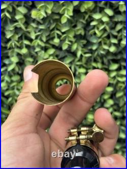 BEAUTIFUL VINTAGE BAMBOO B5 Alto Flute Erik USA 2001 With Mouth Cover And Case