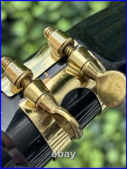 BEAUTIFUL VINTAGE BAMBOO B5 Alto Flute Erik USA 2001 With Mouth Cover And Case