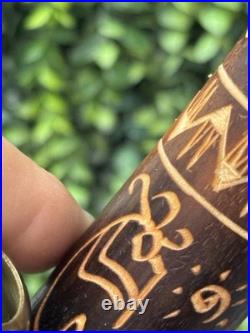 BEAUTIFUL VINTAGE BAMBOO B5 Alto Flute Erik USA 2001 With Mouth Cover And Case