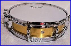 BRASS PICCOLO SNARE DRUM 13 X 3.5 by GP FREE SHIP TO CUSA