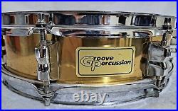 BRASS PICCOLO SNARE DRUM 13 X 3.5 by GP FREE SHIP TO CUSA