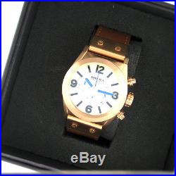 BRERA BRET2C3857 ETERNO PICCOLO Chronograph Leather Band Rose Tone Watch Box