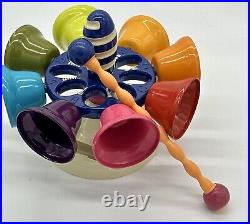 Battat B Toys Musical Bells Carousel Piccolo 9 Diameter Mallet Stick Music Note