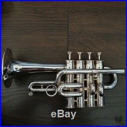Beautiful! Henri Selmer Paris 365 Bb/A Piccolo Trumpet, case GAMONBRASS