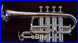 Benge Piccolo Trumpet Bb/A 2 Mouthpipes Original Case Resno Tempered Bell