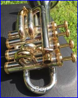 Berkeley Silver Piccolo Trumpet WithMouthpiece