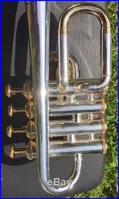 Berkeley Silver Piccolo Trumpet WithMouthpiece