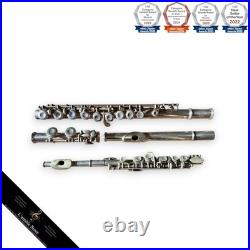 Bettoney Silver Flute Tane Flute Piccolo Set with Double Case