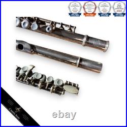 Bettoney Silver Flute Tane Flute Piccolo Set with Double Case