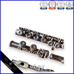 Bettoney Silver Flute Tane Flute Piccolo Set with Double Case
