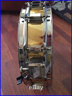 Brass Piccolo Snare 12 Lug 14 Inch Mint Condition SWEET