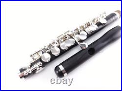 Burkart Resona Wave Style Professional Wood Piccolo Reconditioned +Warranty EXC