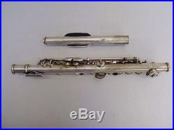 CHAPART PARIS PICCOLO FLUTE SILVER PLATED RARE 1900s ANTIQUE PLAYS BEAUTIFULLY