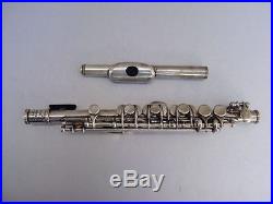 CHAPART PARIS PICCOLO FLUTE SILVER PLATED RARE 1900s ANTIQUE PLAYS BEAUTIFULLY