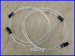 CRYSTAL CABLE PICCOLO 1.0m RCA cable Good condition Free Shipping d758