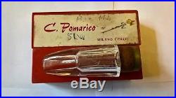 C Pomarico crystal E-flat (piccolo) clarinet mouthpiece in original plastic box