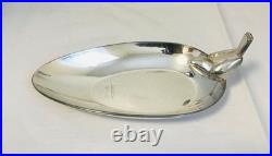 Christofle Silverplated Bird Piccolo Coupelle Tray Vintage Used From Japan