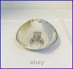 Christofle Silverplated Bird Piccolo Coupelle Tray Vintage Used From Japan