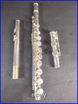 Concert Band Marching Flute, Closed Hole, Good Used Condition Emmmerson DeFord