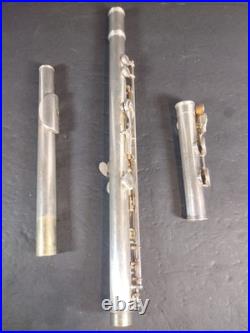 Concert Band Marching Flute, Closed Hole, Good Used Condition Emmmerson DeFord